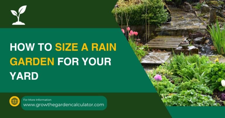 Size Rain Garden for Yard